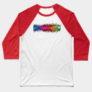 7800 Console: Soundwave Rainbow Design Baseball T-Shirt